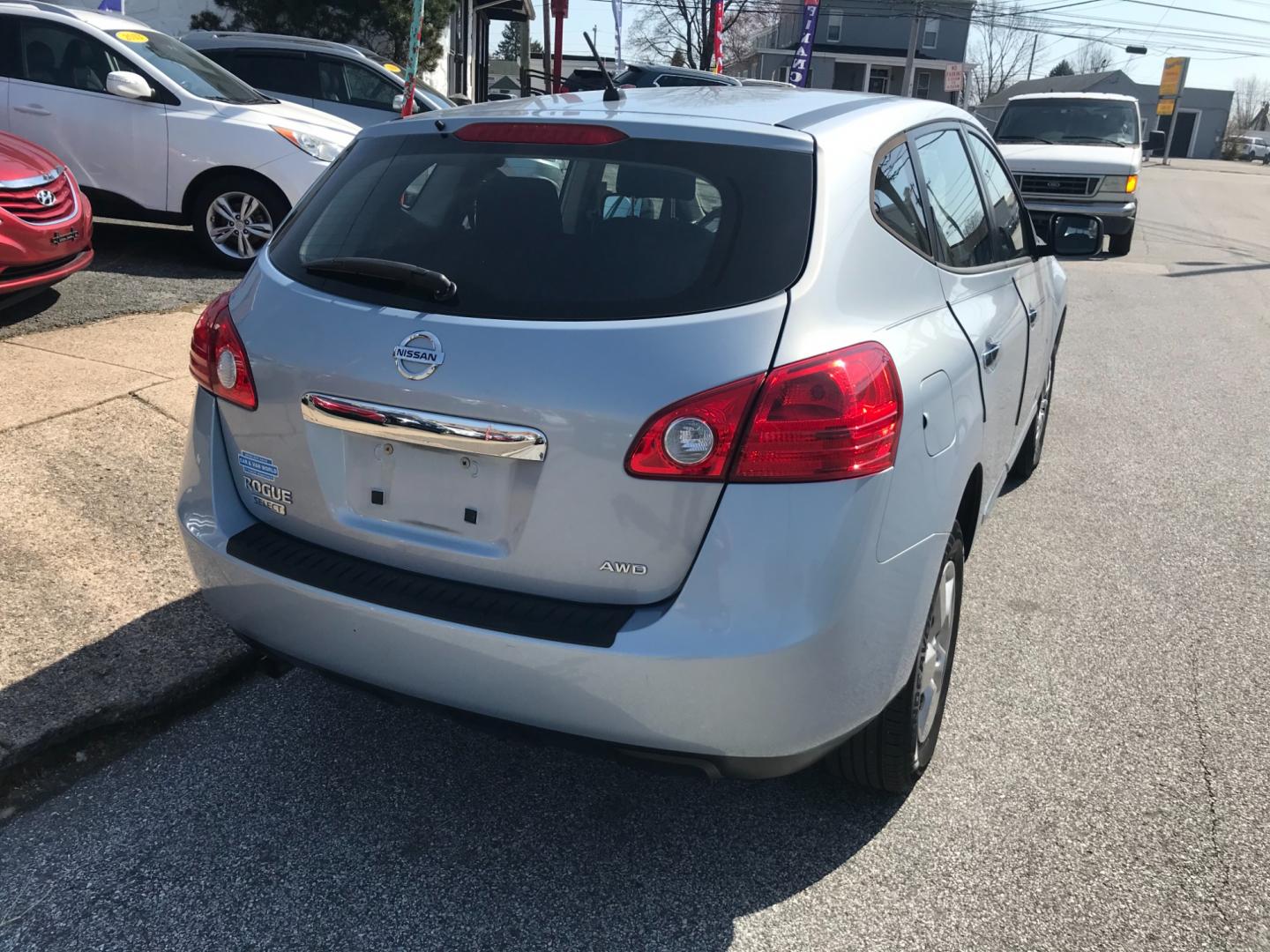 2014 Blue /Gray Nissan Rogue S (JN8AS5MV1EW) with an 2.5 V4 engine, Automatic transmission, located at 577 Chester Pike, Prospect Park, PA, 19076, (610) 237-1015, 39.886154, -75.302338 - Photo#6